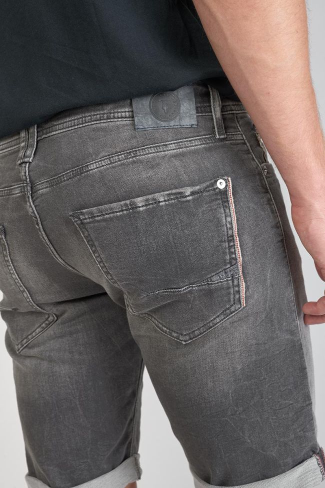 Stonewashed grey Jogg If bermuda shorts