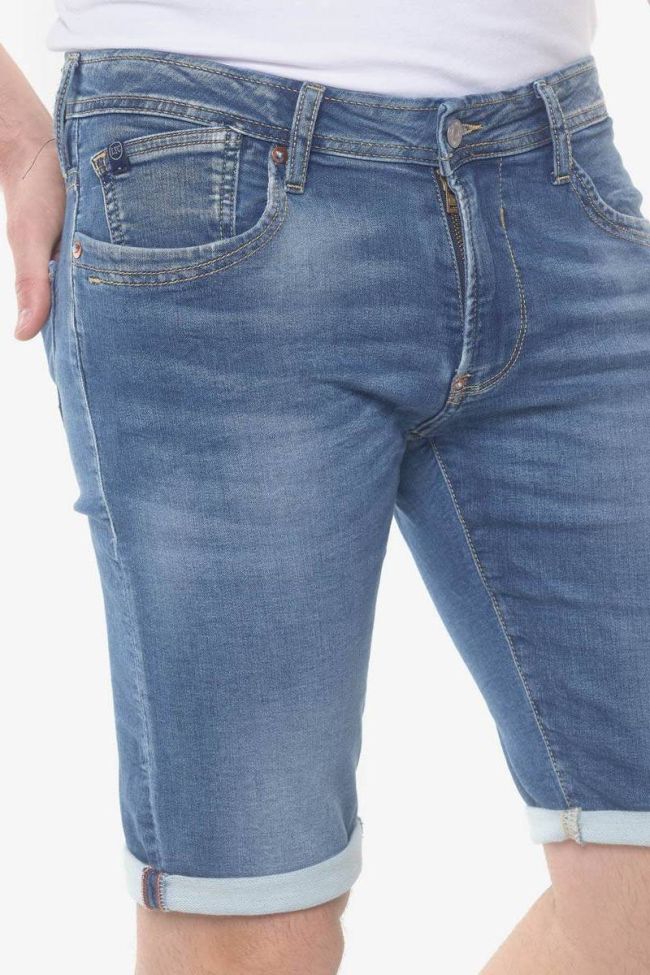 Stonewashed blue Lo Jogg bermuda shorts