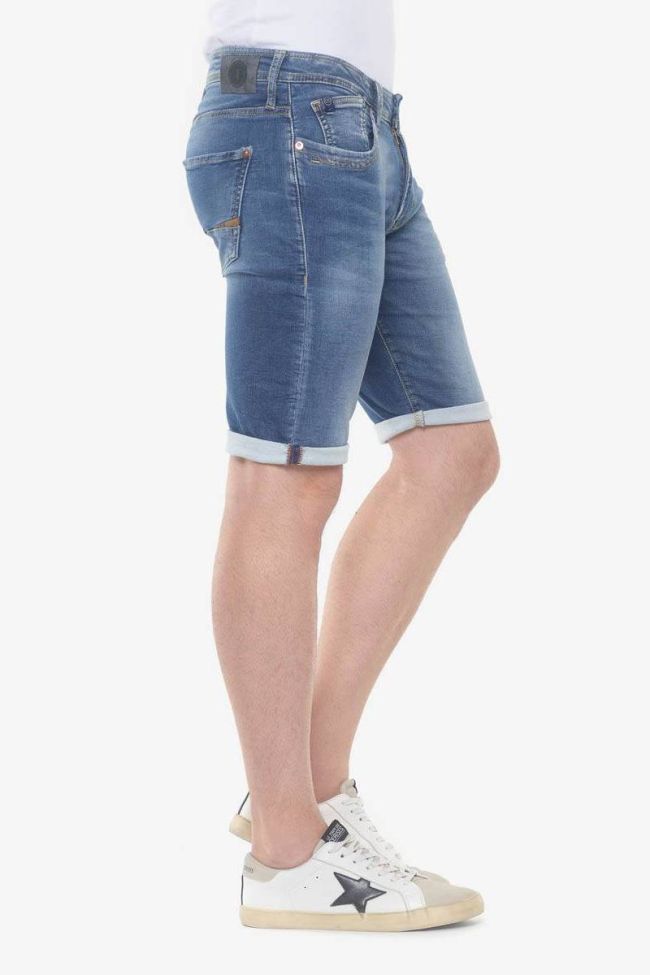 Stonewashed blue Lo Jogg bermuda shorts