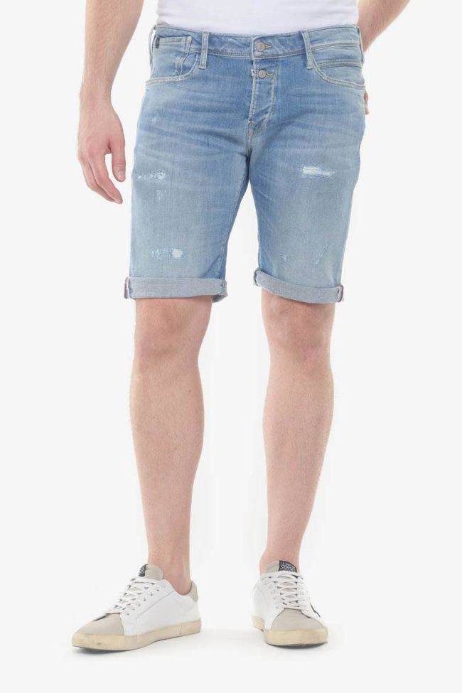 Destroy stonewashed light blue Laredo Jogg bermuda shorts