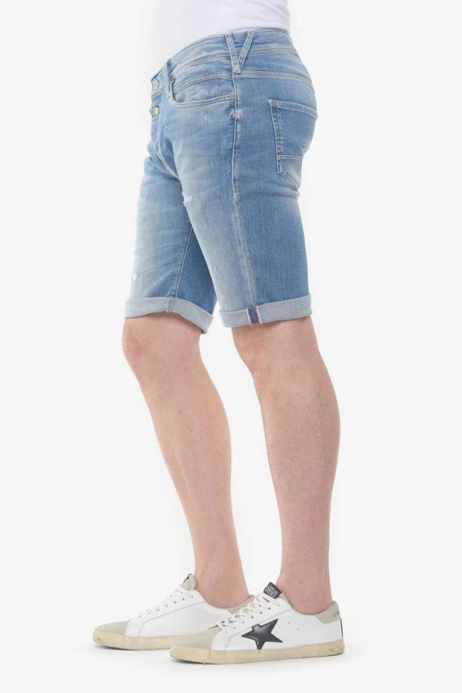 Destroy stonewashed light blue Laredo Jogg bermuda shorts