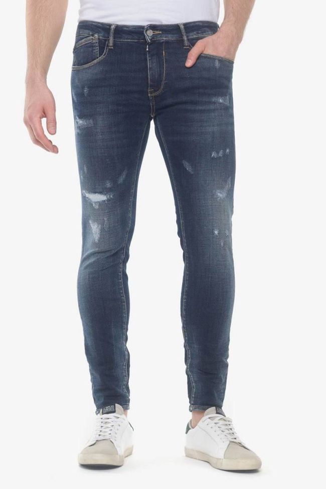 Power skinny 7/8th jeans destroy blue N°1