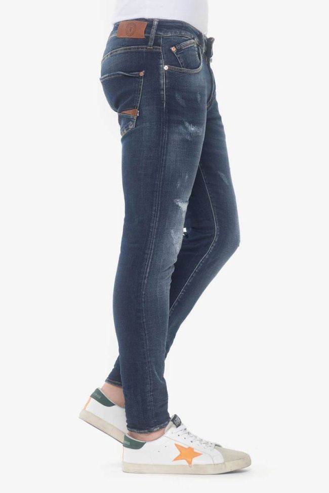 Power skinny 7/8th jeans destroy blue N°1