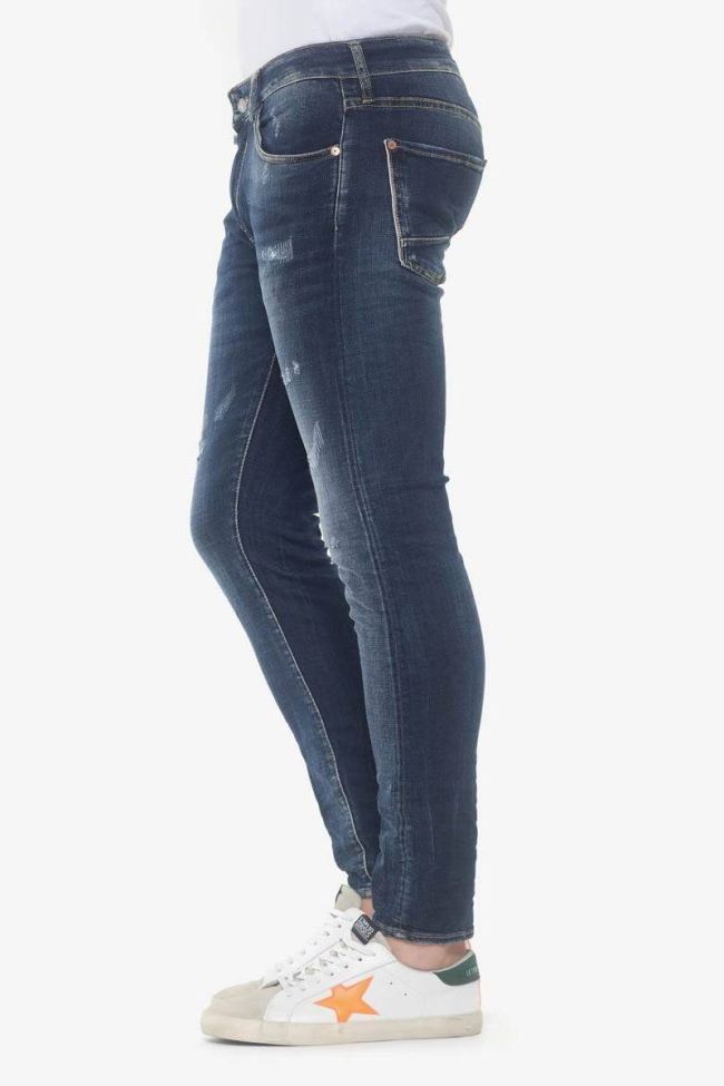 Power skinny 7/8th jeans destroy blue N°1