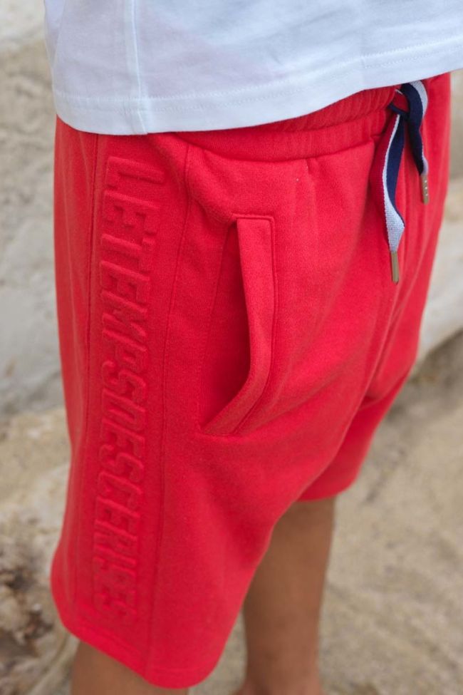 Red Milanbo jogging bermuda shorts