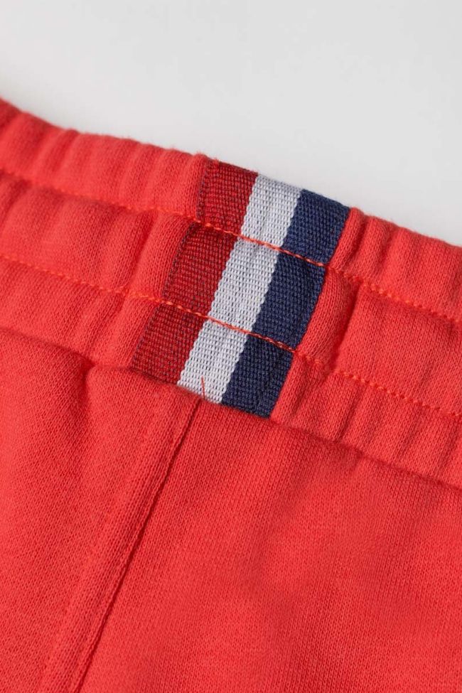 Red Milanbo jogging bermuda shorts