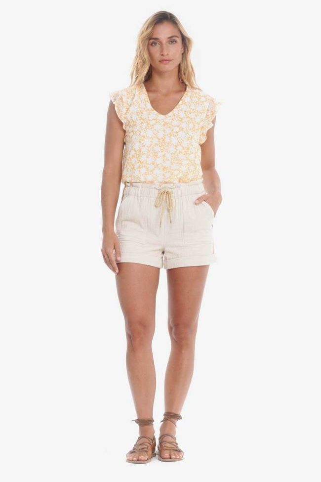 Cream Elda shorts