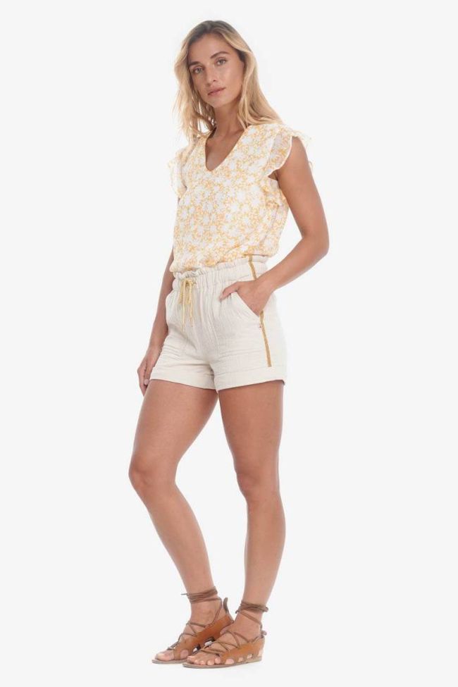 Cream Elda shorts