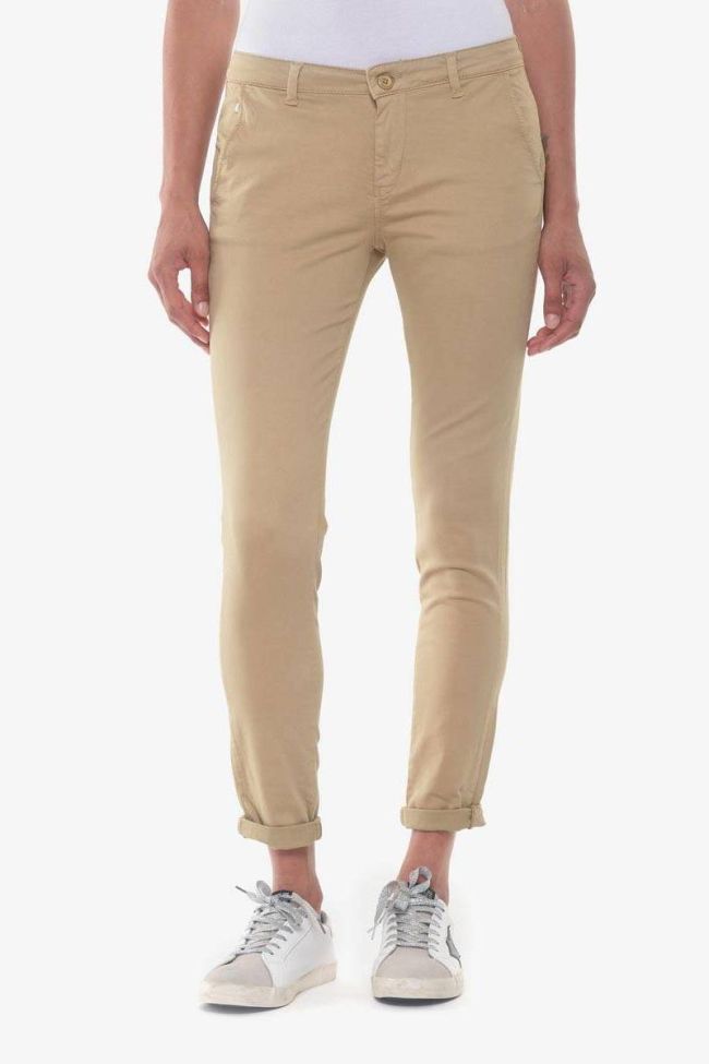 Beige Lidy8 Chino trousers