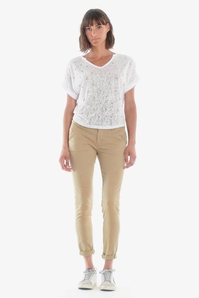 Beige Lidy8 Chino trousers