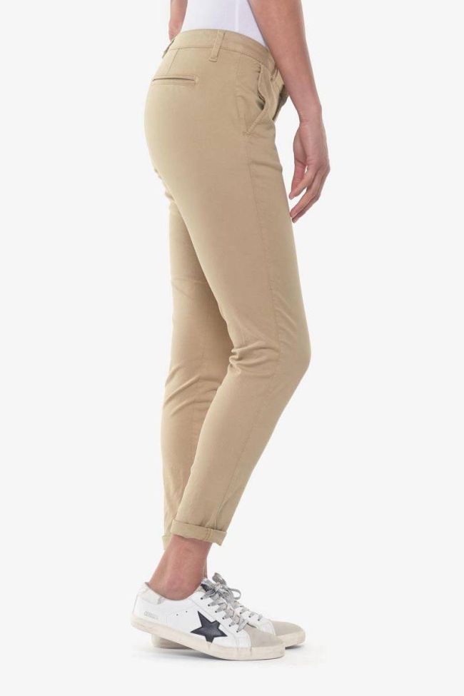 Beige Lidy8 Chino trousers