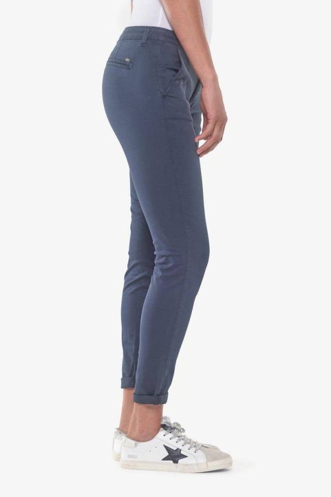 Navy blue Lidy8 chino trousers