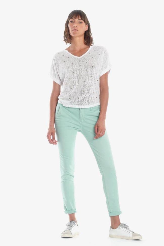 Water green Lidy8 Chino trousers