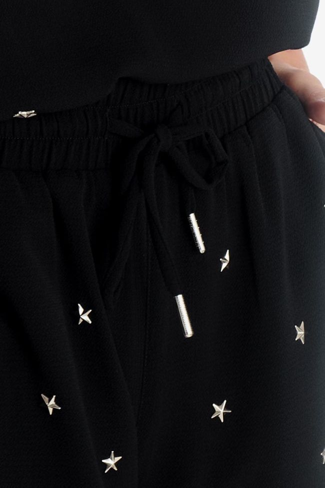 Black Minor shorts with stars