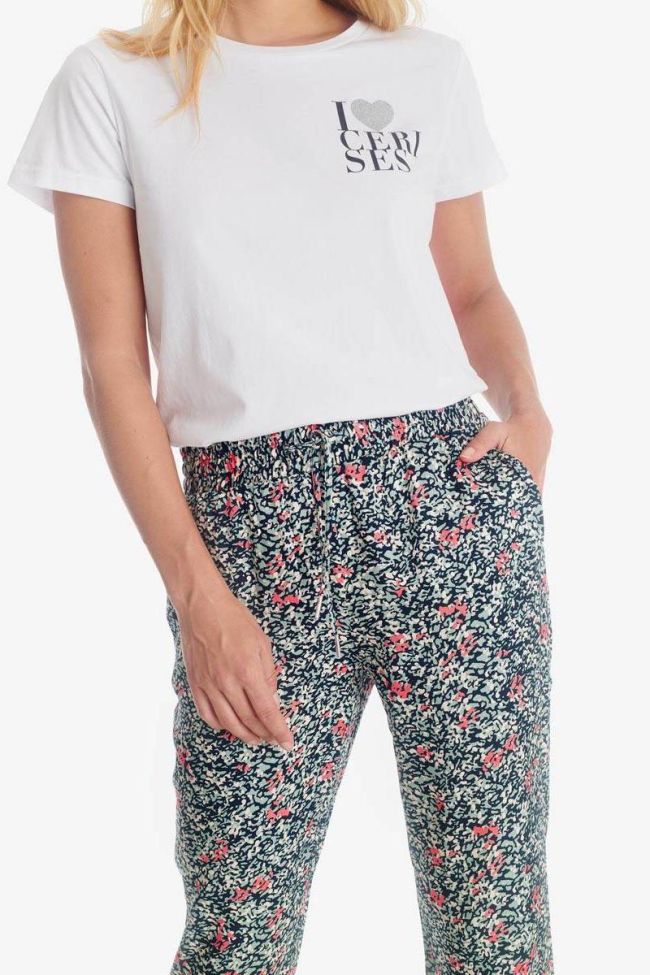 Almond floral pattern Selena trousers