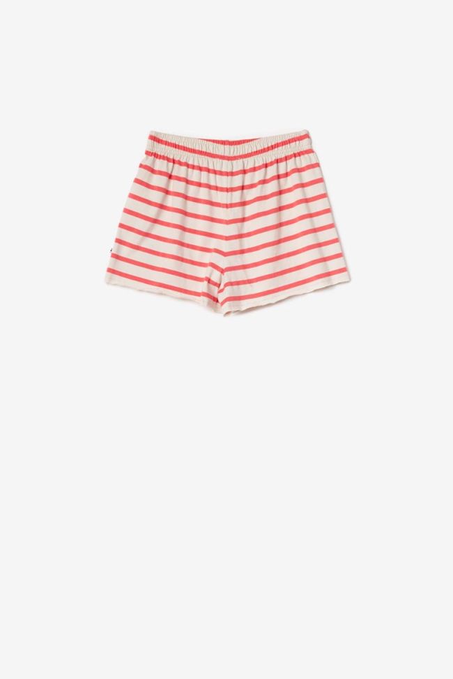 Pink and beige Kaptaingi stripy shorts