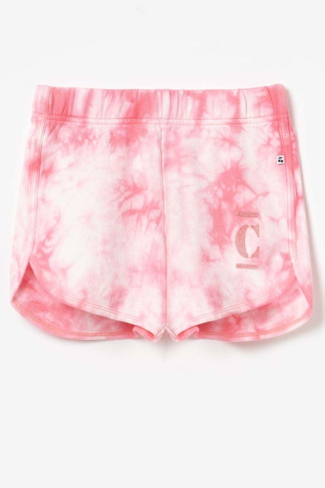 Pink tie-dye Mooregi shorts