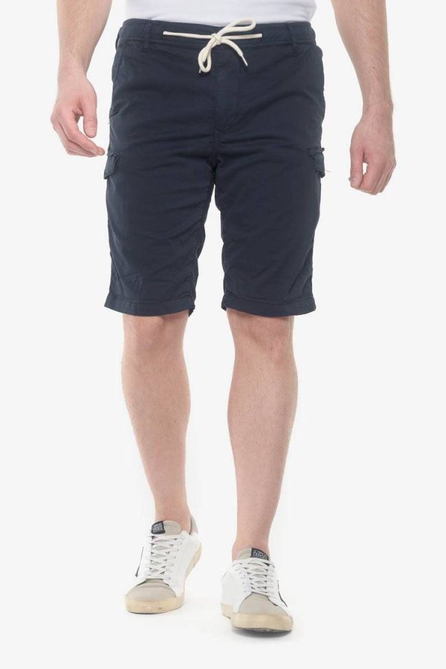Navy blue Algo bermuda shorts