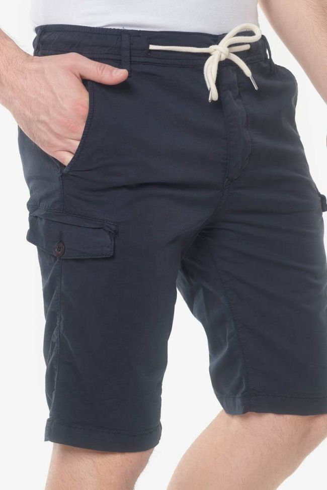Navy blue Algo bermuda shorts