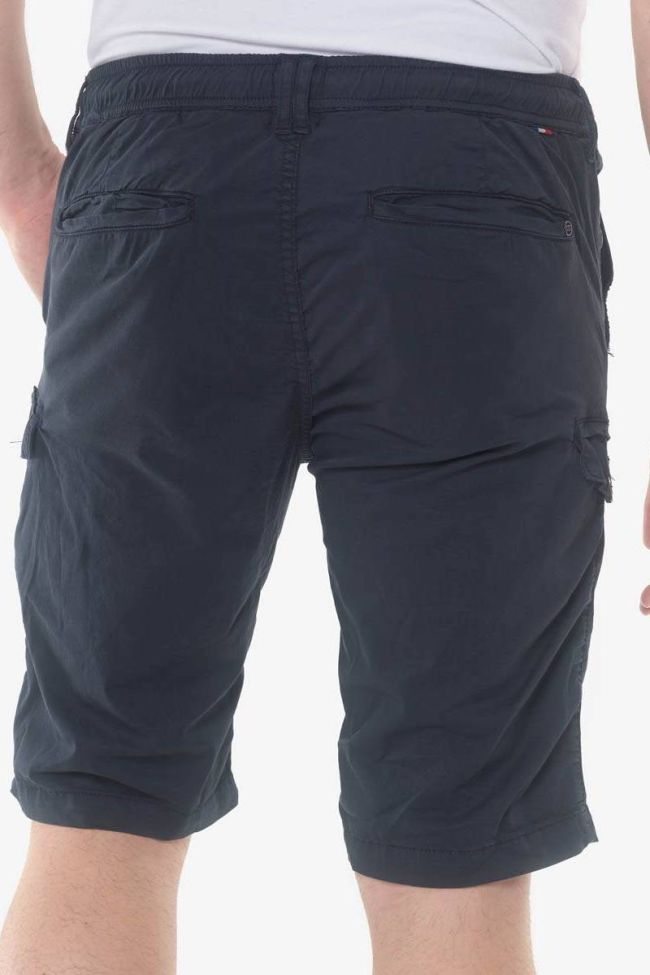 Navy blue Algo bermuda shorts