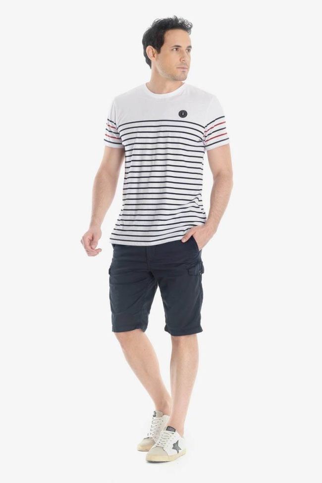 Navy blue Algo bermuda shorts