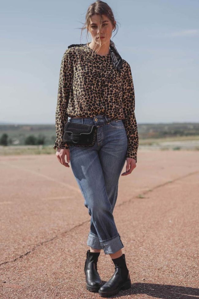 Black Klelia suede bag