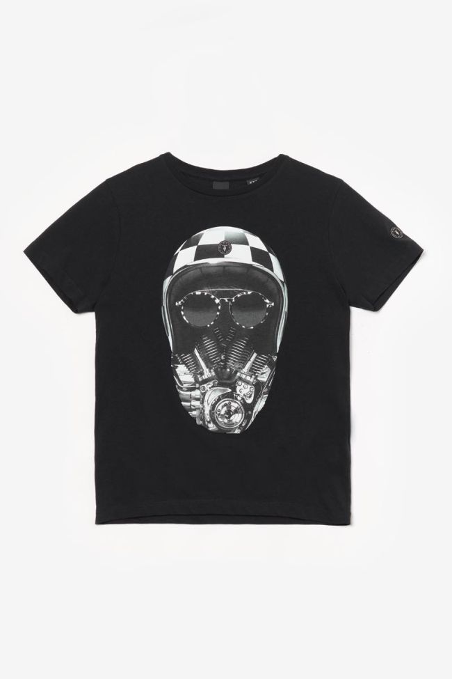 T-shirt Comanbo imprimé noir