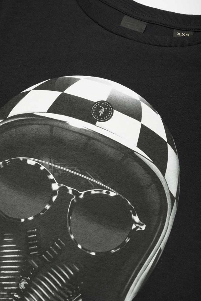 T-shirt Comanbo imprimé noir