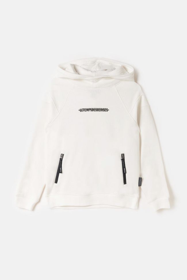 Printed cream Michibo hoodie