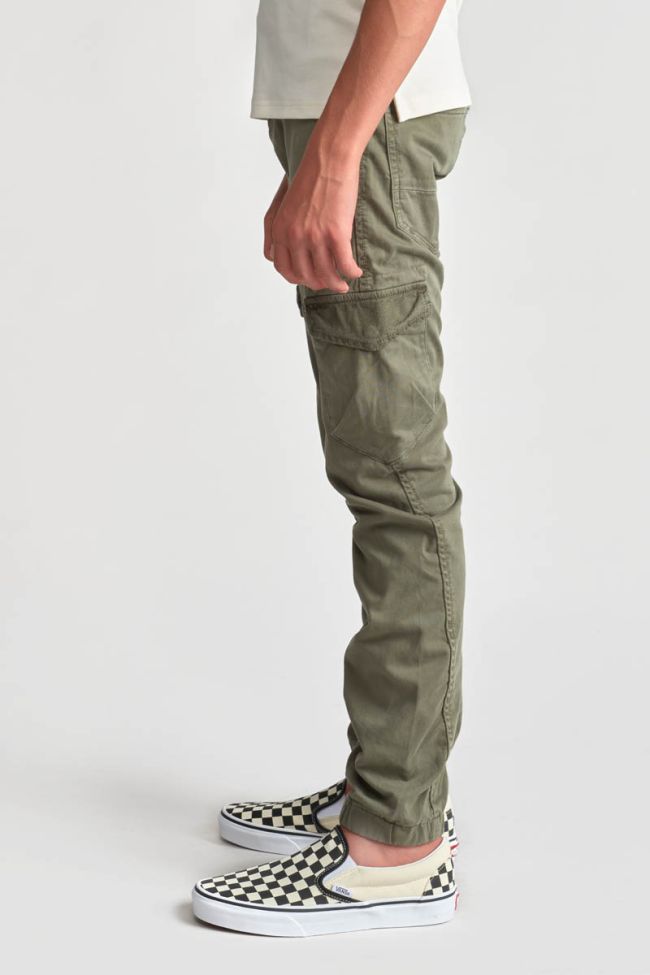 Tapered khaki Tobati trousers