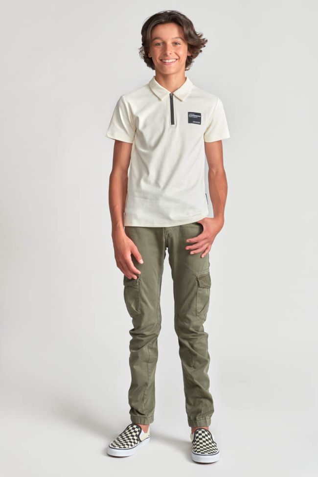 Tapered khaki Tobati trousers