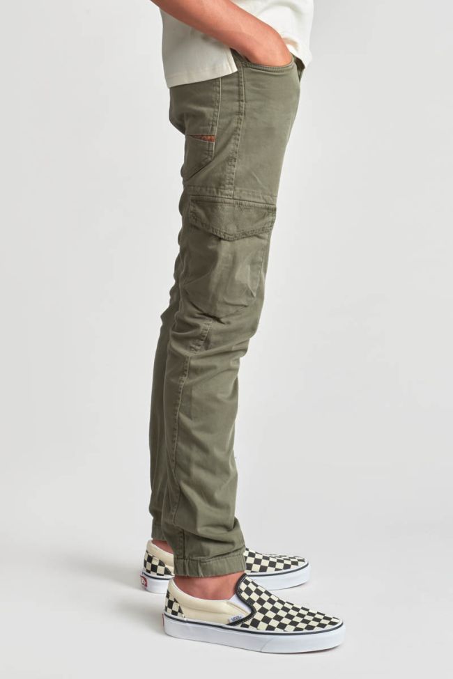 Tapered khaki Tobati trousers