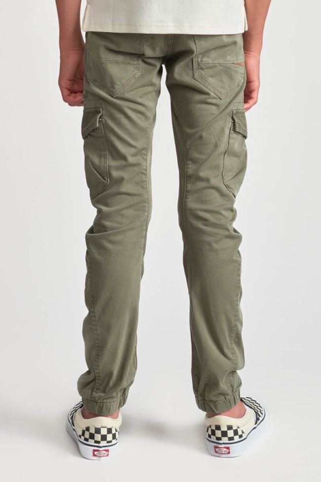 Tapered khaki Tobati trousers