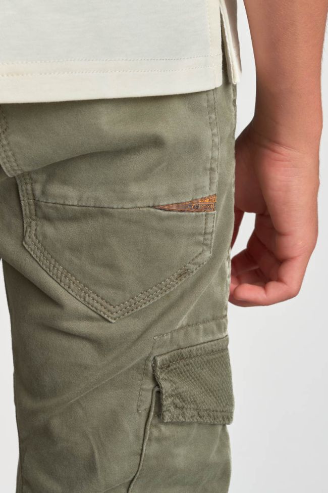 Tapered khaki Tobati trousers