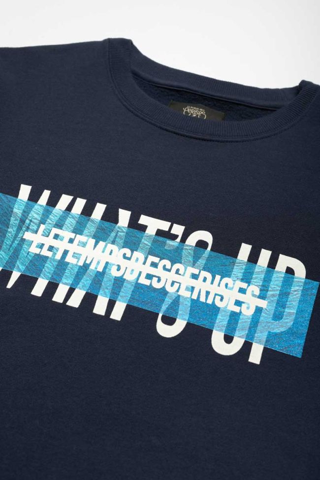 Printed navy blue Torybo sweatshirt