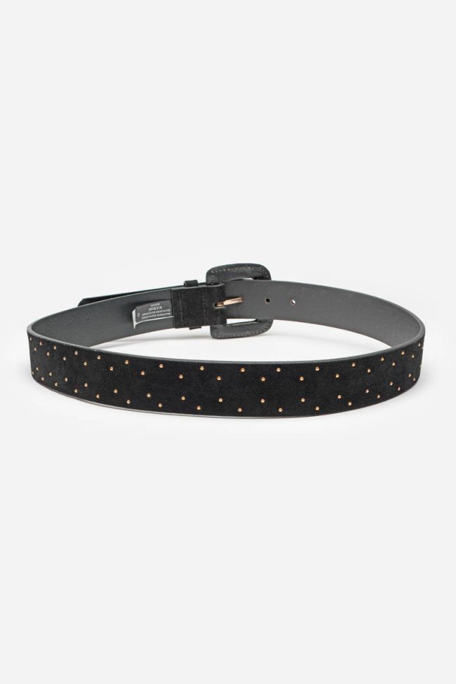 Black suede Keth belt