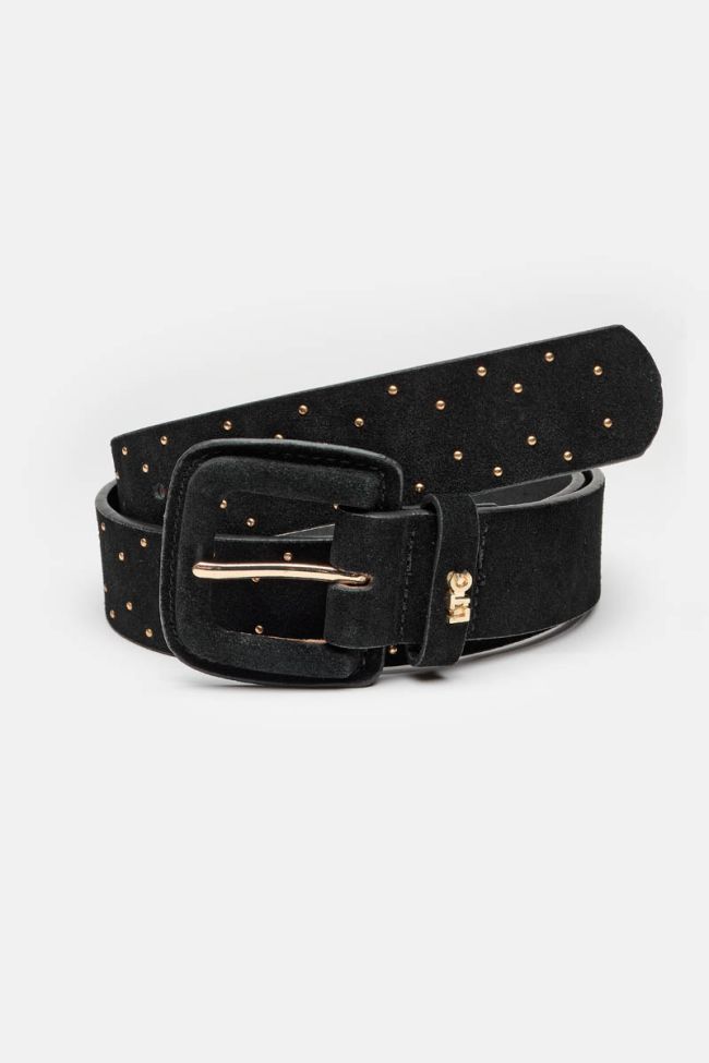 Black suede Keth belt