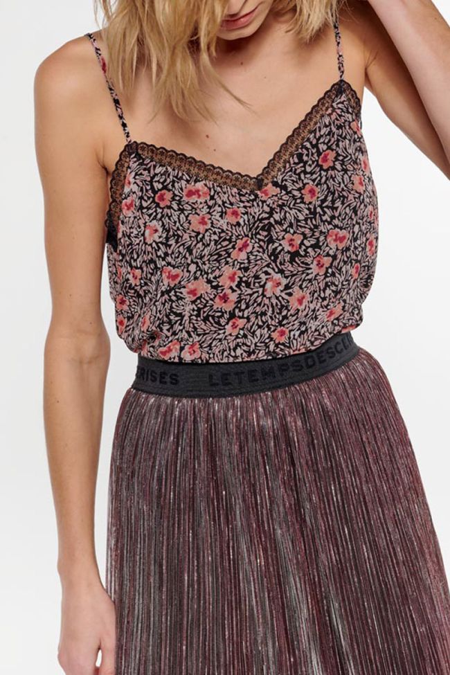 Pink floral Abry camisole