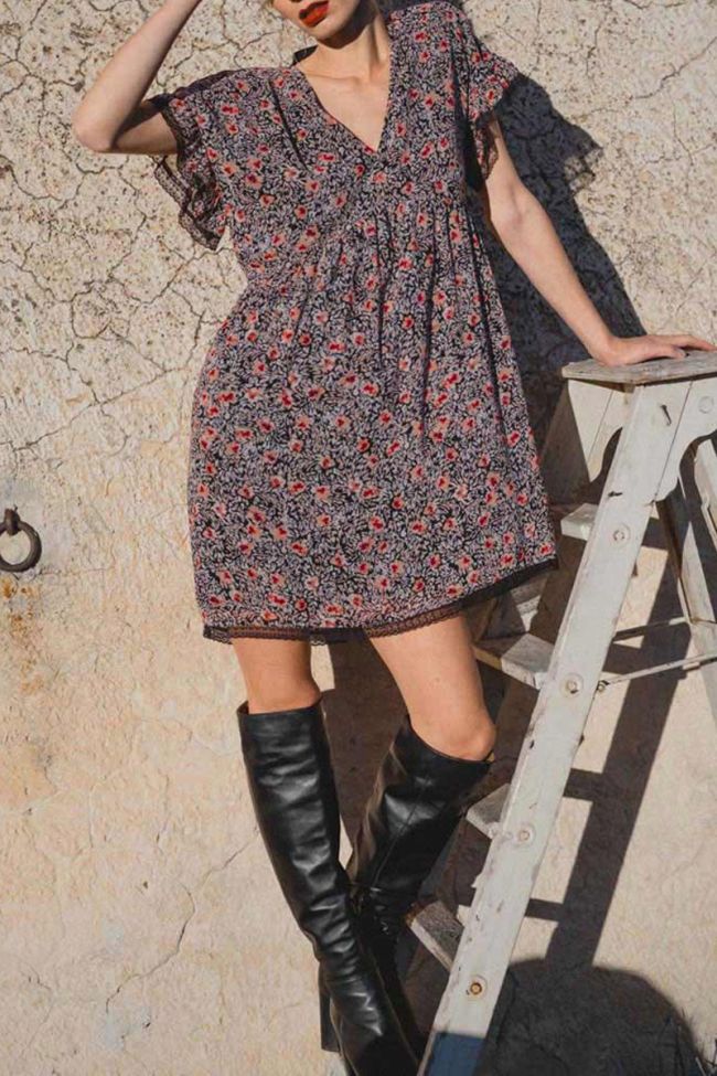 Pink floral Angie dress