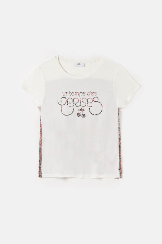 Printed cream Carlotta t-shirt