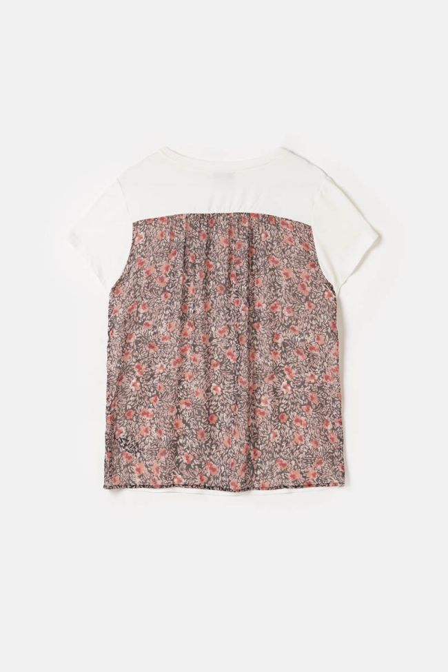 Printed cream Carlotta t-shirt