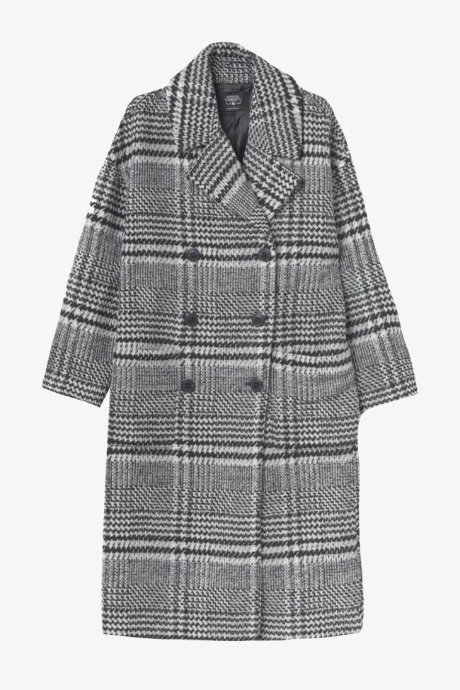 Black and white houndstooth Darlene coat