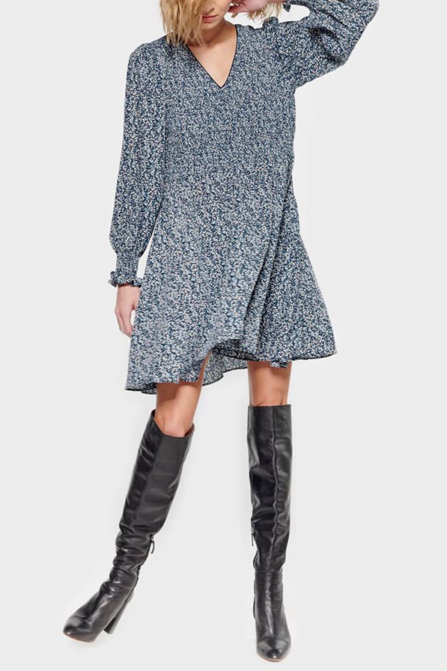 Blue floral Dickes dress