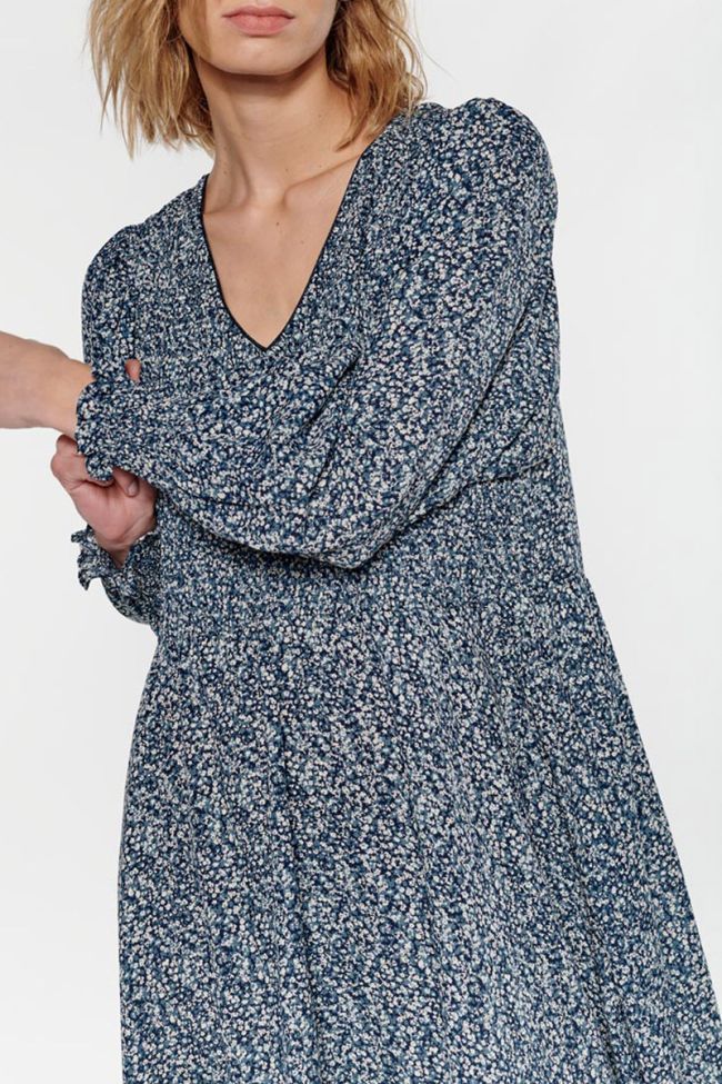 Blue floral Dickes dress