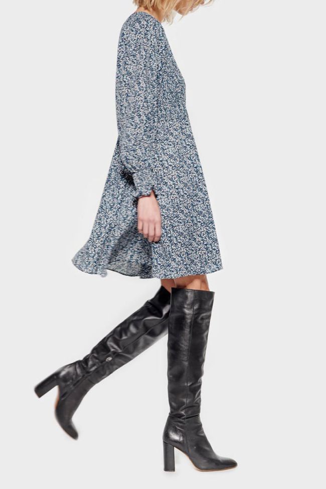 Blue floral Dickes dress