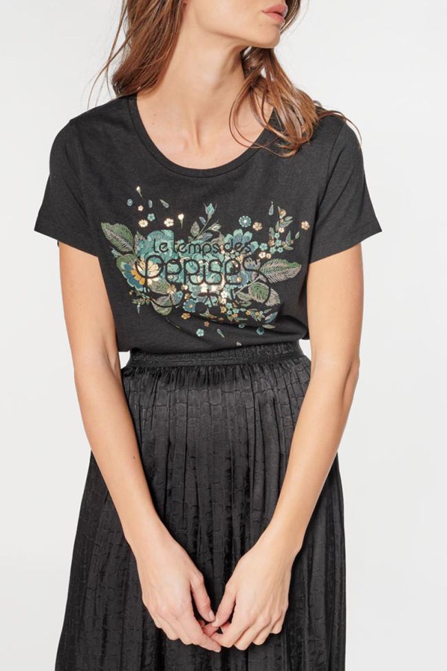 Printed black Frankie t-shirt