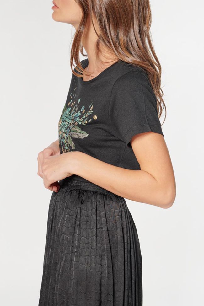 Printed black Frankie t-shirt