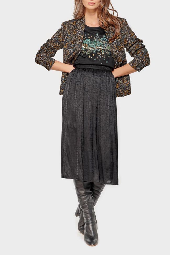 Printed black Frankie t-shirt