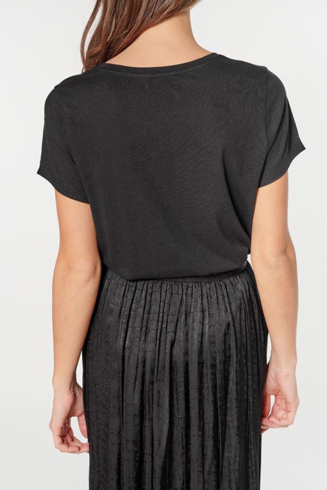 Printed black Frankie t-shirt