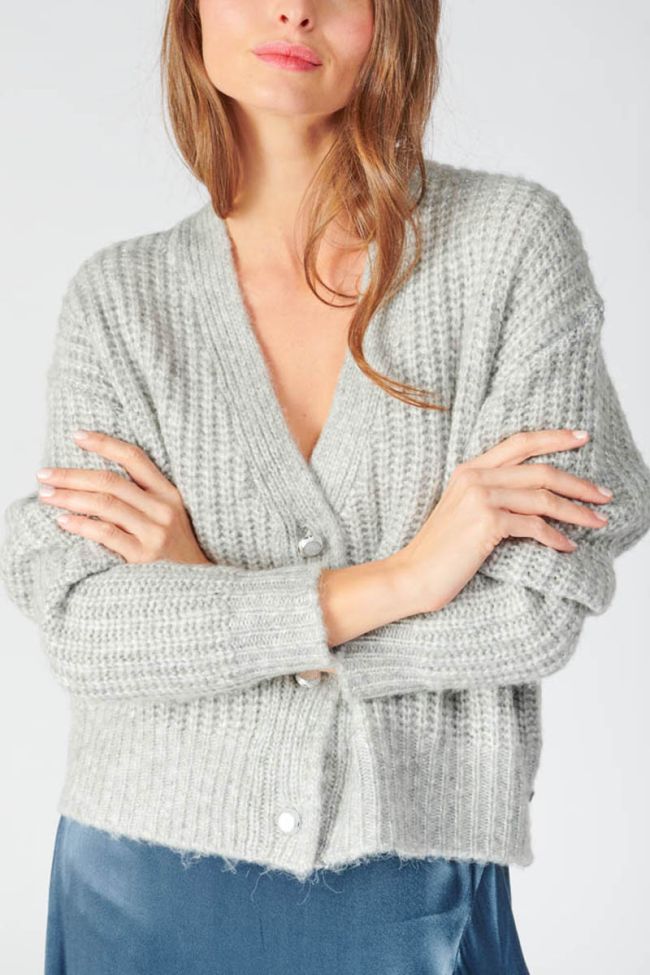 Grey marl Georgina cardigan